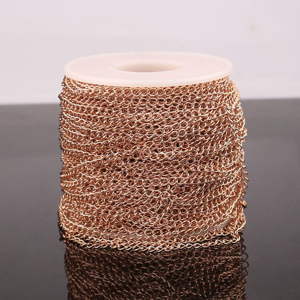 Stainless Steel And Titanium Steel Tail Chain And Extended Chain Diy Handmade Jewelry Accessories With Electroplating Treatment