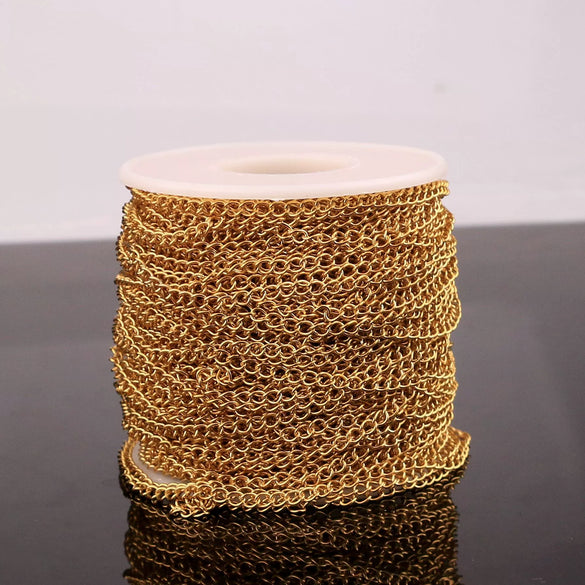 Stainless Steel And Titanium Steel Tail Chain And Extended Chain Diy Handmade Jewelry Accessories With Electroplating Treatment