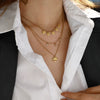 Stainless Steel And Titanium Steel Tree Of Life Multilayer Necklace With Electroplating For Women