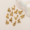 Stainless Steel And Titanium Steel Twelve Constellations Asymmetrical Pendant Necklace With Furnace Vacuum Plating And Color Retention