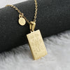 316L Stainless Steel And 316L Stainless Steel Twelve Constellations Pendant Necklace With Cross Chain And Electroplating