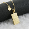 316L Stainless Steel And 316L Stainless Steel Twelve Constellations Pendant Necklace With Cross Chain And Electroplating