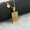 316L Stainless Steel And 316L Stainless Steel Twelve Constellations Pendant Necklace With Cross Chain And Electroplating