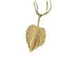 Stainless Steel And Titanium Steel Ushaped Maple Leaf Necklace Retro Minimalist Electroplated Jewelry