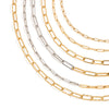 Stainless Steel And Titanium Steel Women's Necklace Electroplated Ins Style