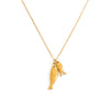 Stainless Steel And Titanium Steel Women's Necklace With Animal And Zodiac Pendant Electroplated Design