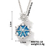 Stainless Steel And Zircon Minimalist Planet Pendant Unisex O Word Chain Necklace