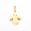 Stainless Steel Angel Cut Out Pendant Diy Necklace Bracelet Hanging Ring Accessories Electroplated