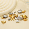 Stainless Steel Angel Heart Corn Hollow Pendant Accessories For Ladies Jewelry Diy