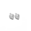 Stainless Steel Angel Heart Corn Hollow Pendant Accessories For Ladies Jewelry Diy