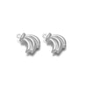 Stainless Steel Angel Heart Corn Hollow Pendant Accessories For Ladies Jewelry Diy