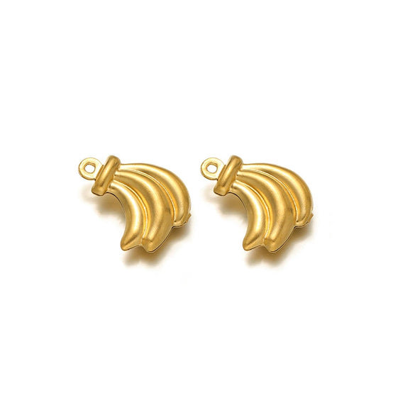 Stainless Steel Angel Heart Corn Hollow Pendant Accessories For Ladies Jewelry Diy