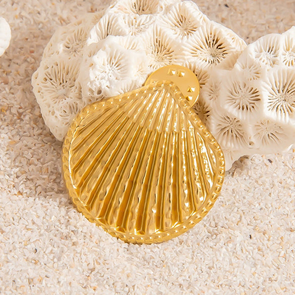 Stainless Steel Animal Star Pattern Electroplated Brooch