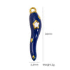 Stainless Steel Animal Style Oil Dripping Marine Series Pendant Diy Jewelry Accessories With Real Gold Electroplated Dolphin And Tropical Fish