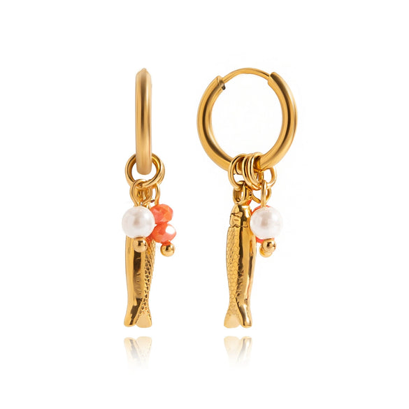 Stainless Steel Animal Zodiac Electroplated Light Luxury Women's Earrings