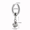 Stainless Steel Animal Zodiac Geometric Leaf Snakeshaped Skull Ear Buckle Earrings And Ear Bone Ring With Electroplating