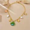 Stainless Steel Animal Zodiac Goldplated Pendant Necklace