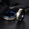Stainless Steel Animal Zodiac Luminous Ring Electroplated Jewelry For Men And Women