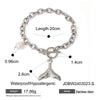 Stainless Steel Animals Zodiac Signs Ins Style Electroplated Ocean Inspired Necklace And Bracelet