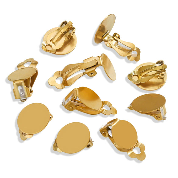 Stainless Steel Antiallergy Electroplated Diy Handmade Ear Clip Jewelry