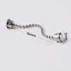 Stainless Steel Antler Pattern Electroplated Round Ball Conical Ball Magnetic Nose Ring Piercing Earrings Unisex