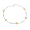 Stainless Steel Ball Necklace Electroplating Fashion Style