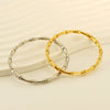 Stainless Steel Bamboo Retro Style Fashion Electroplated Bracelet