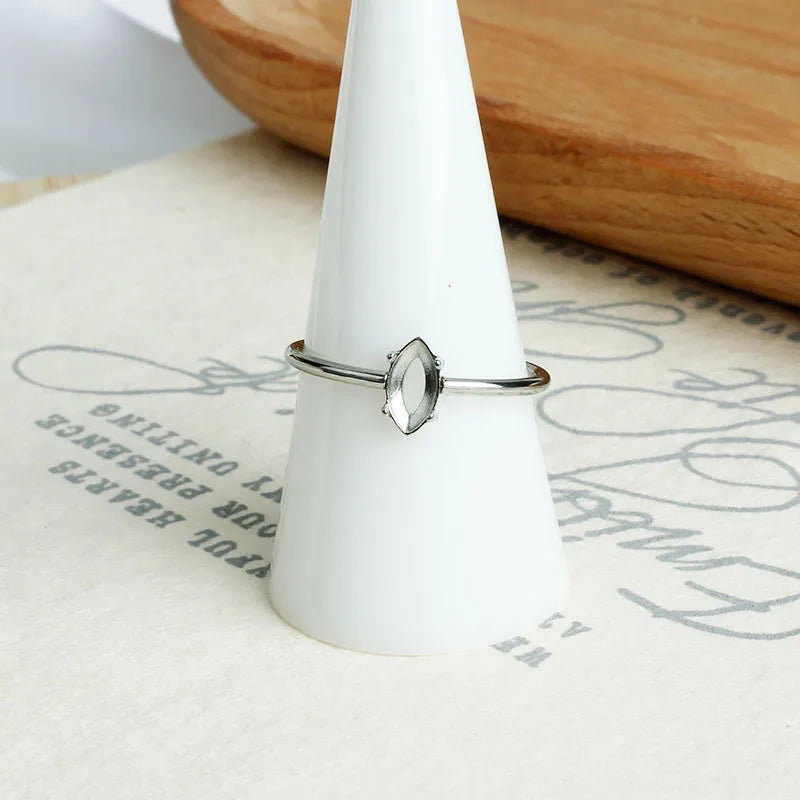 Stainless Steel Basic Geometric Plating Rings