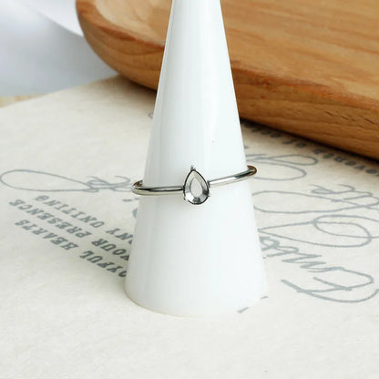 Stainless Steel Basic Geometric Plating Rings