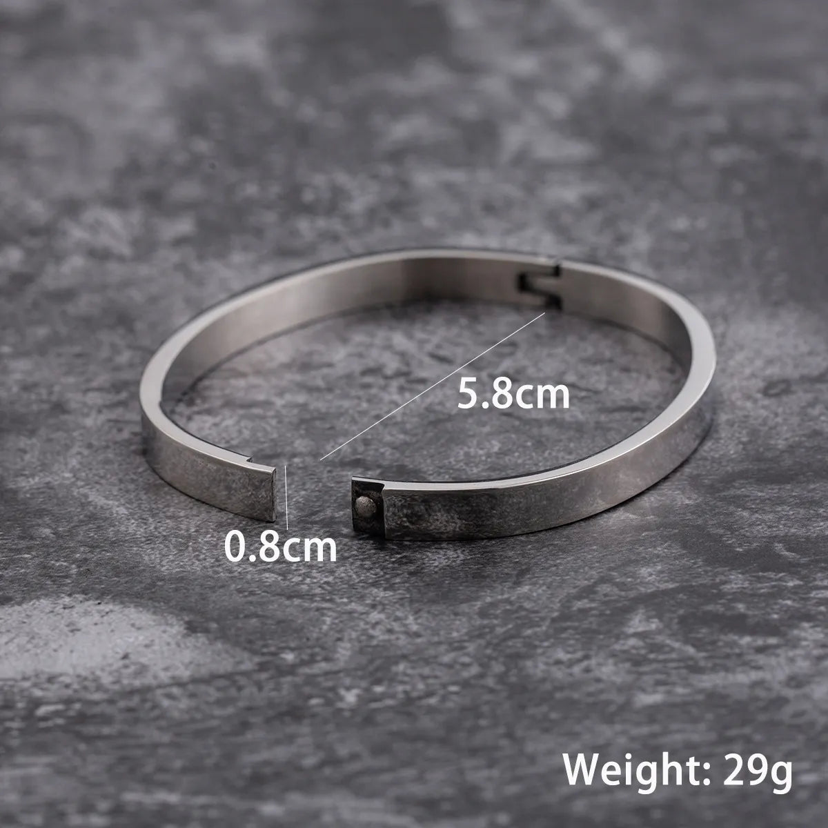 Stainless Steel Basic Round Polishing Bangle