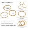 Stainless Steel Bead Bracelet Bracelet Elastic Leather Cord Stacked Women's Bracelet
