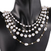 Stainless Steel Bead Chain Antipearl Chain Vacuum Electroplating Rice Bead Chain Fashion Necklace Bracelet Diy With Electrolytic Brightening And String Of Pearls Pattern
