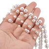 Stainless Steel Bead Chain Antipearl Chain Vacuum Electroplating Rice Bead Chain Fashion Necklace Bracelet Diy With Electrolytic Brightening And String Of Pearls Pattern