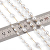 Stainless Steel Bead Chain Antipearl Chain Vacuum Electroplating Rice Bead Chain Fashion Necklace Bracelet Diy With Electrolytic Brightening And String Of Pearls Pattern