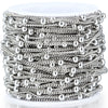 Stainless Steel Bead Chain Jewelry Accessories For Female Light Luxury Fashion With Electrolytic Electroplating