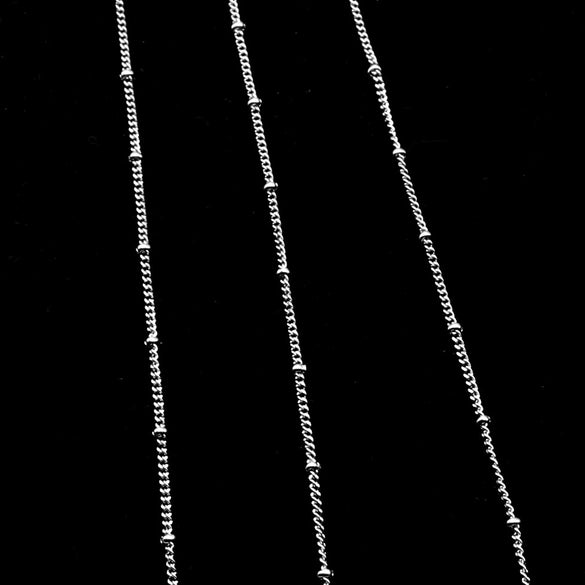Stainless Steel Bead Chain Jewelry Accessories Handmade With Electrolysis Craft