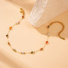 Stainless Steel Beaded Chain Jewelry Electroplated Fashion Retro Style For Women