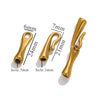 Stainless Steel Beaded Jewelry Accessories With Electroplating Bamboo Hook Pearl And Red Rope Style