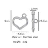 Stainless Steel Bee Pattern Electroplated Buckle Jewelry Accessories