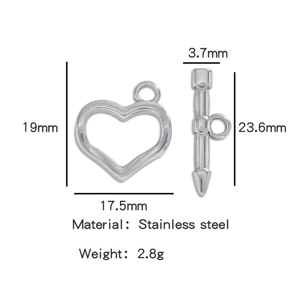 Stainless Steel Bee Pattern Electroplated Buckle Jewelry Accessories