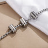 Stainless Steel Bell Elastic Spring Push Pull Adjustment Titanium Steel Buckle Accessories Handmade Chain Positioning Button With Hirback Pattern And Electroplating Treatment