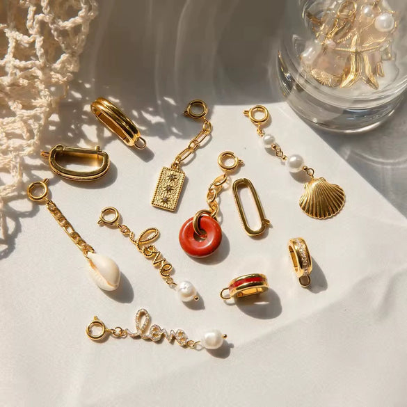 Stainless Steel Bikini Pendant Connection Buckle Jewelry Accessories With Electroplating Process