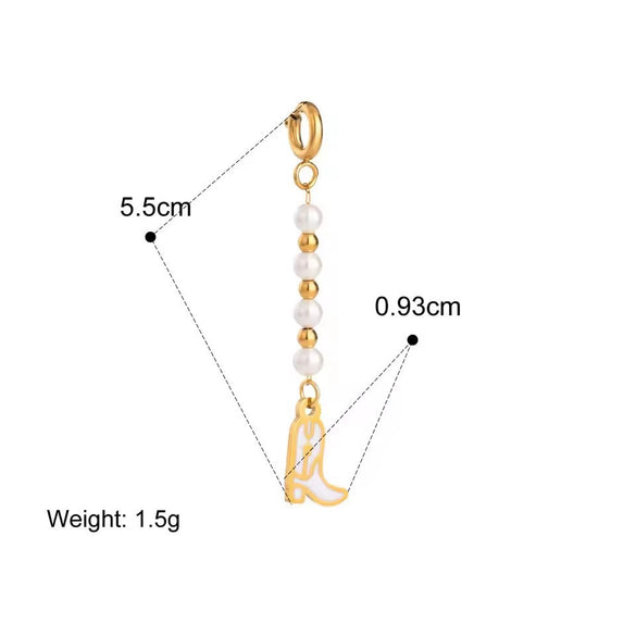 Stainless Steel Bikini Pendant Connection Buckle Jewelry Accessories With Electroplating Process