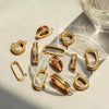 Stainless Steel Bikini Pendant Connection Buckle Jewelry Accessories With Electroplating Process