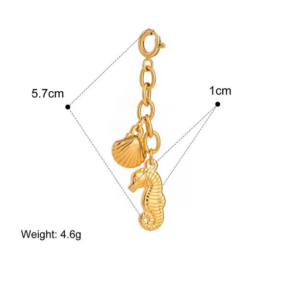 Stainless Steel Bikini Pendant Connection Buckle Jewelry Accessories With Electroplating Process