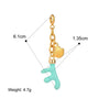Stainless Steel Bikini Pendant Connection Buckle Jewelry Accessories With Electroplating Process