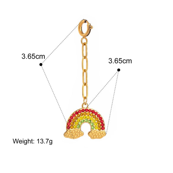 Stainless Steel Bikini Pendant Connection Buckle Jewelry Accessories With Electroplating Processing