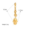 Stainless Steel Bikini Pendant Connection Buckle Jewelry Accessories With Electroplating Processing