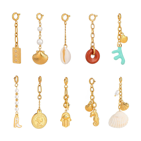 Stainless Steel Bikini Pendant Connection Buckle Jewelry Accessories With Electroplating Processing