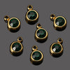 Stainless Steel Birthday Stone Pendant Jewelry Accessories With Electroplating